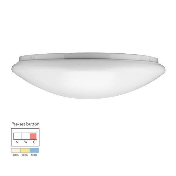 24W Economic tri-color pre-setting LED Ceiling Lamp