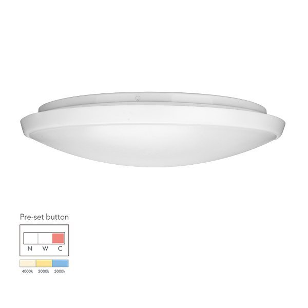 24W Economic tri-color pre-setting LED Ceiling Light