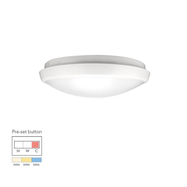12W Economic tri-color pre-setting LED Ceiling Light